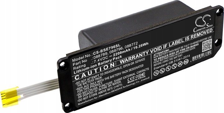 Typ dobíjecí baterie Cameron Sino 088789 088796 088772 080841 Pro Bose Soundlink Mini 2