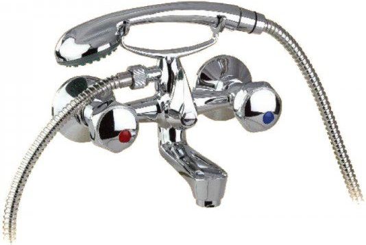 Vaňová batéria Hydroland Standard, nástenná, chróm (B101)