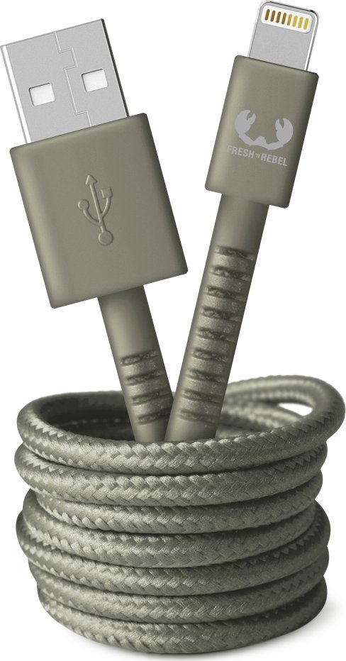 Fresh n Rebel Kabel USB-A - Lightning 2 m zelený (002150080000)