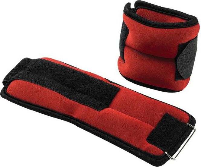Victoria Sport ZÁVAŽÍ NA KLOUBY EB FIT 4 KG (2 x 2 KG) velikost univerzální, červená barva