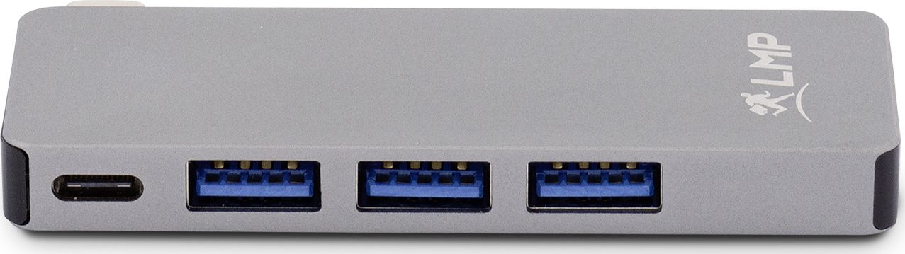 USB HUB LMP 1x SD 1x USB-C PD 1x microSD + 3x USB-A 3.0 (LMP-USBC-BASEB-6P-SG)