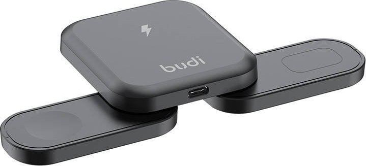 Budi nabíjačka Budi bezdrôtová nabíjačka 3v1, 15W