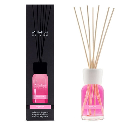 Skleněný difuzér Millefiori Milano, Liči a růže, 100 ml