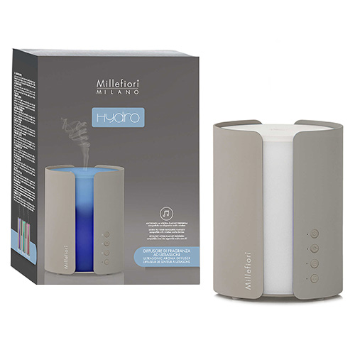 Ultrazvukový difuzér Millefiori Milano, Hydro, S reproduktorem
