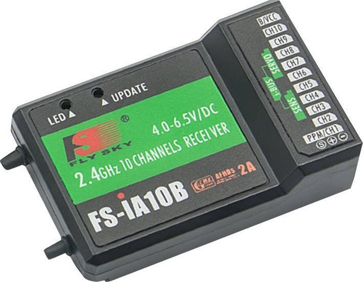 FlySky Receiver FS-iA10B, 10 kanálov AFHDS 2A