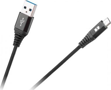 Kabel REBEL RB-6000-100-B USB/Micro USB 1m Black