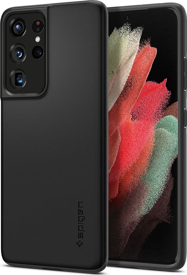 Spigen Pouzdro Thin Fit pro Galaxy S21 Ultra, černé