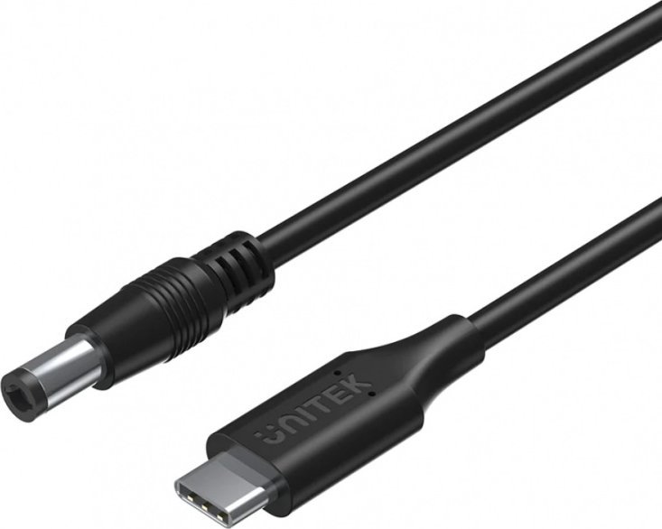 Napájecí kabel Unitek Napájecí kabel k notebooku 65W USB-C - DC5,5mm