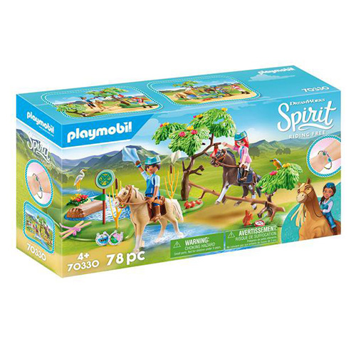 Výzva u řeky Playmobil, Spirit Riding Free, 78 dílků