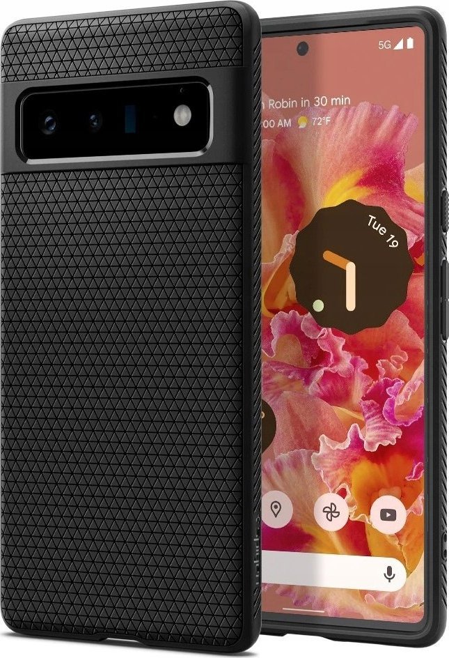 Spigen Liquid Air, čierny – Google Pixel 6 Pro