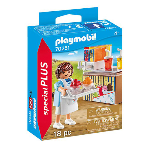Prodejce ledové tříště Playmobil, Prázdniny, 18 dílků