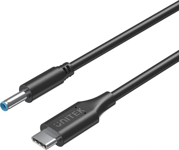 Napájecí kabel Unitek Napájecí kabel pro notebook HP 65W USB-C - DC4,5mm