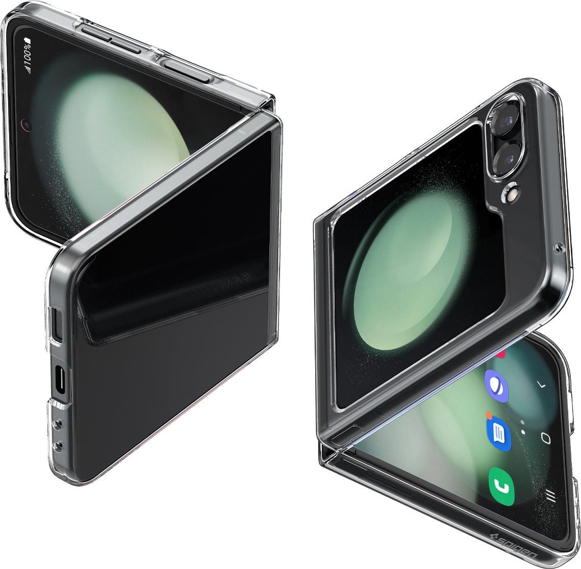 Krystalicky čiré pouzdro Spigen  Airskin pro Samsung Galaxy Z Flip 5