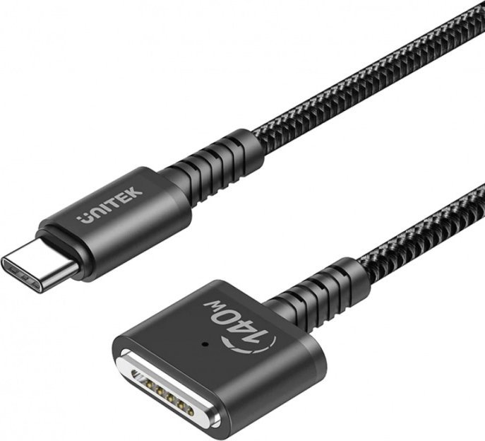 Unitek Kabel USB-C - MagSafe 3 USB 3m černý (C14121BK-3M)