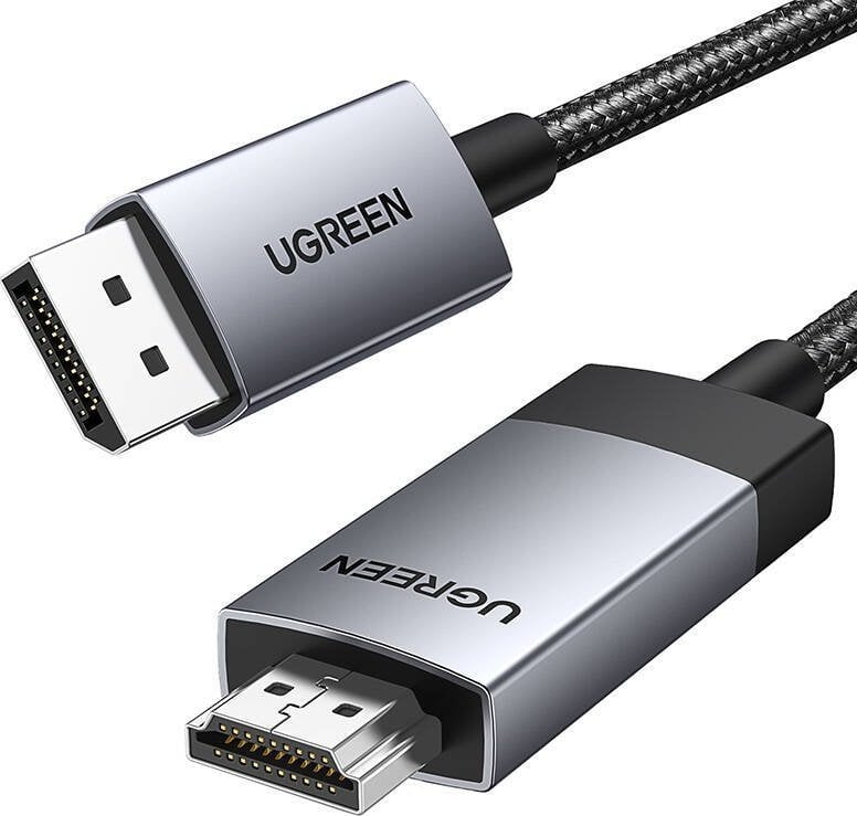 Ugreen Kabel DisplayPort - HDMI 2m šedý (15774)