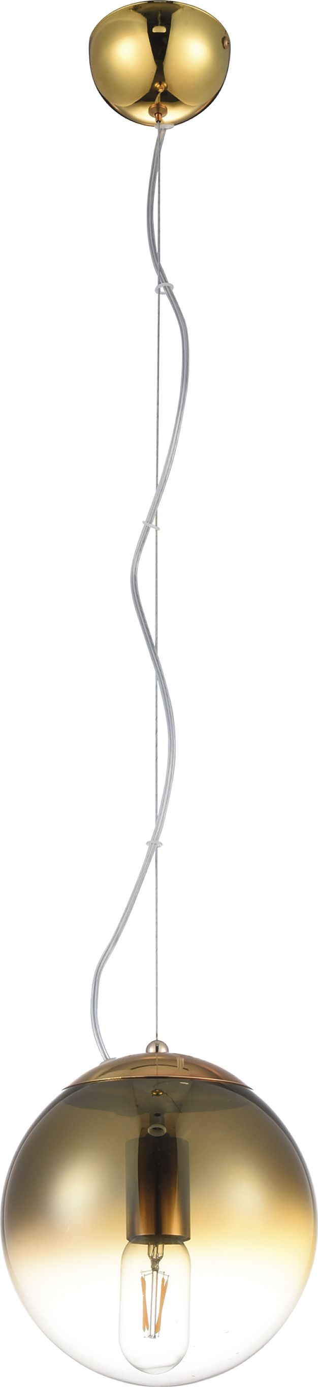 Závěsná lampa Azzardo Iris moderní zlatá (AZ3133)