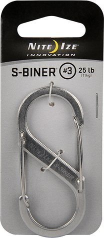 NiteIze Duálna karabína Nite Ize S-Biner. #3 Steinles