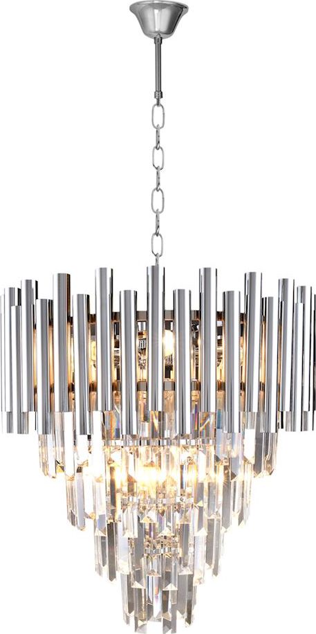 Milagro Madison glamour chromová závěsná lampa (ML5991)