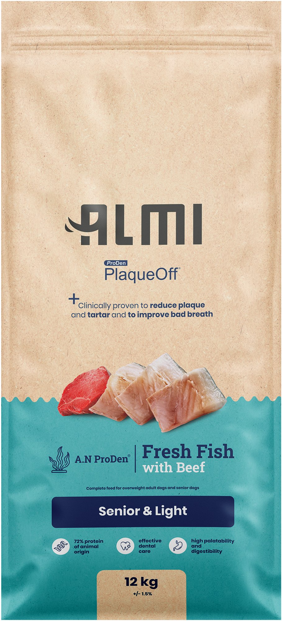 ALMI Senior & Light Granule pro psy s mořskou řasou 12kg