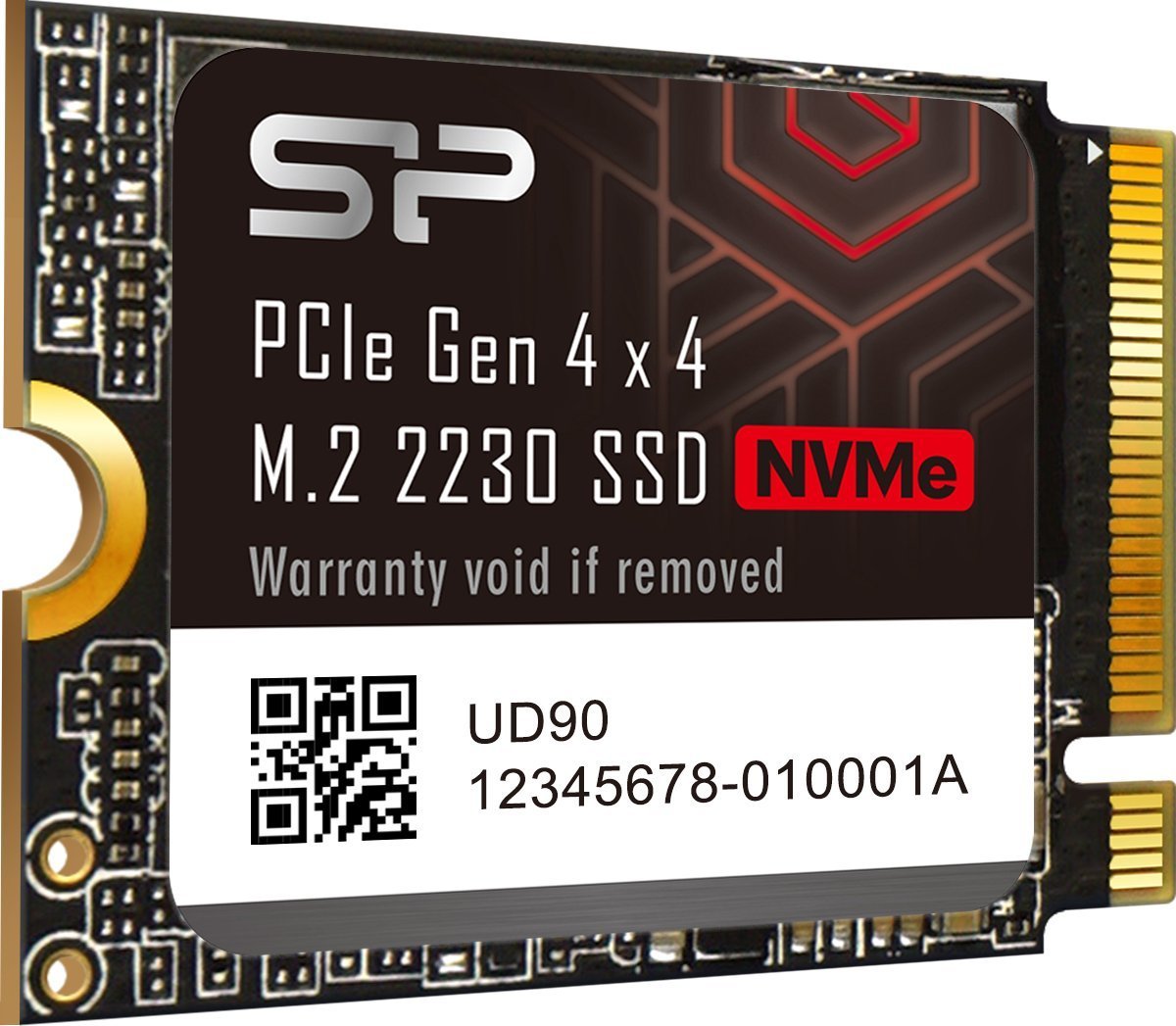 Silicon Power SSD Silicon Power UD90 SSD 500 GB M.2 2230 PCIe Gen4x4 NVMe 1.4 4700/1700 MB/s