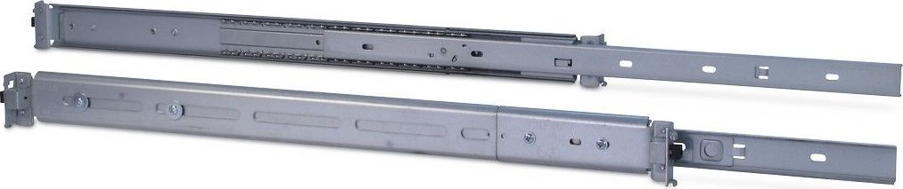2U Teleskopschienen 455 mm, Einbauschienen