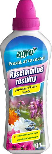 Hnojivo Agro  Kapalné hnojivo pro kyselomilmé rostliny 1 l