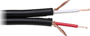 Kabel 2 x RCA kabel Black HQ |