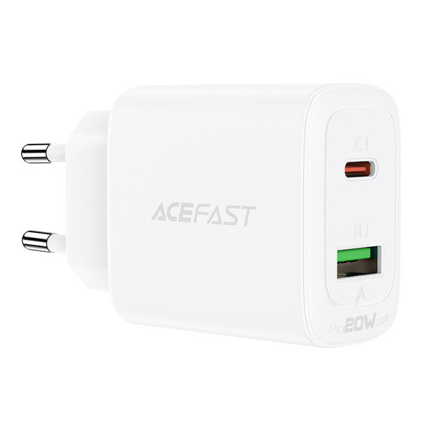Nabíjačka Acefast A25 1x USB-A 1x USB-C 3A (6974316281214)