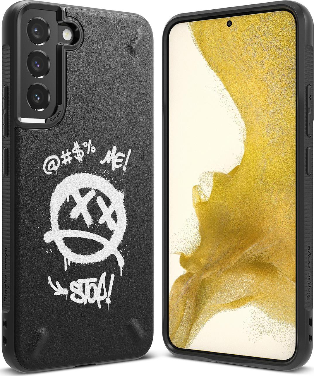 Odolné púzdro Ringke Ringke Onyx Design pre Samsung Galaxy S22+ (S22 Plus) čierny (Graffiti) ()