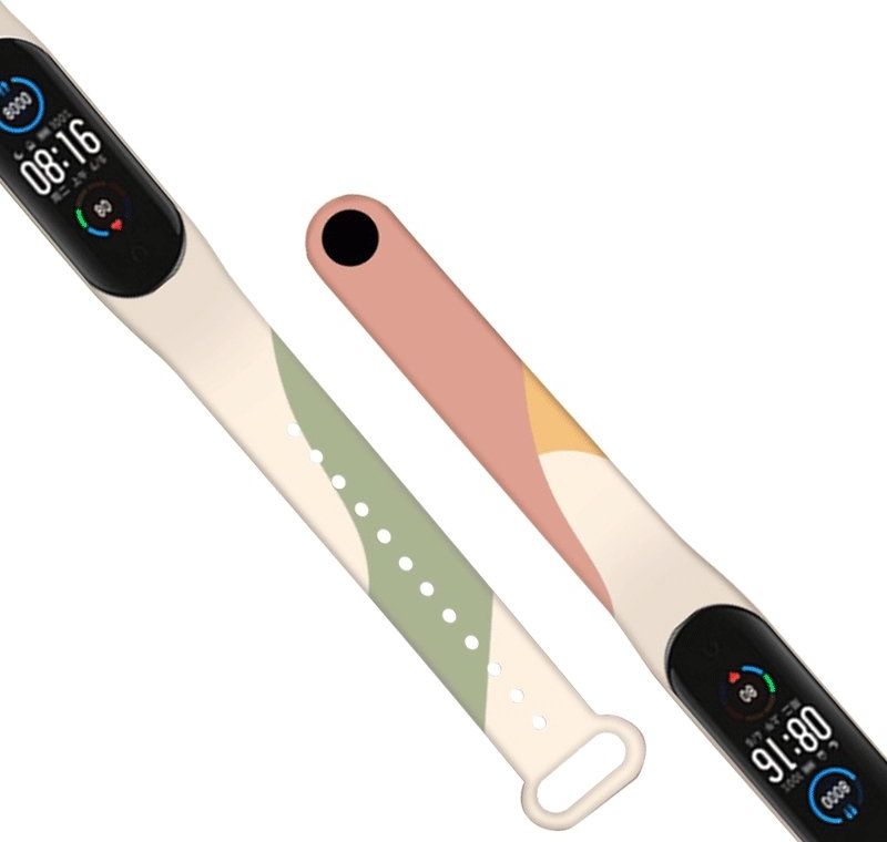 Hurtel Strap Moro náramok pre Xiaomi Mi Band 6 / Mi Band 5 silikónový remienok Camo Watch náramok (5)