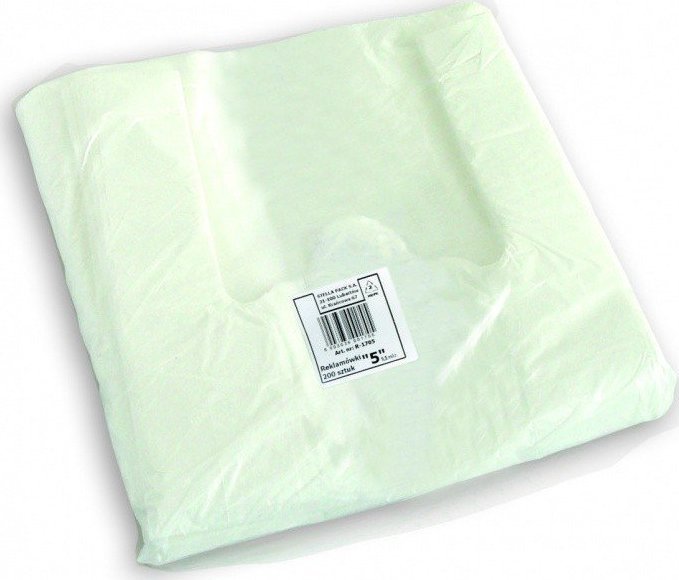 Taška STELLA, 5, 24/5,8/44 cm, 9,5 mikronů, 200 ks, bílá