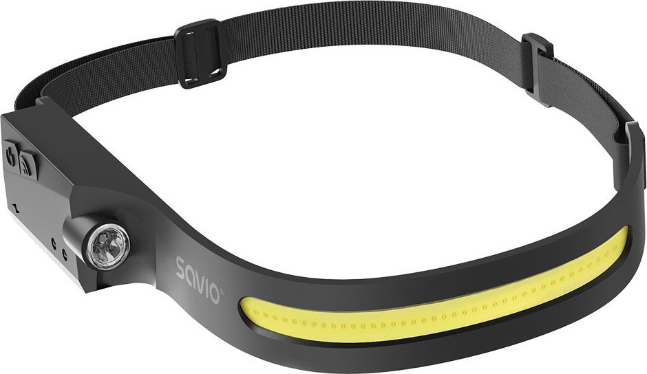 LED čelovka s pohybovým senzorem, USB-C, 350 lm, dosah 80 m, FL-02