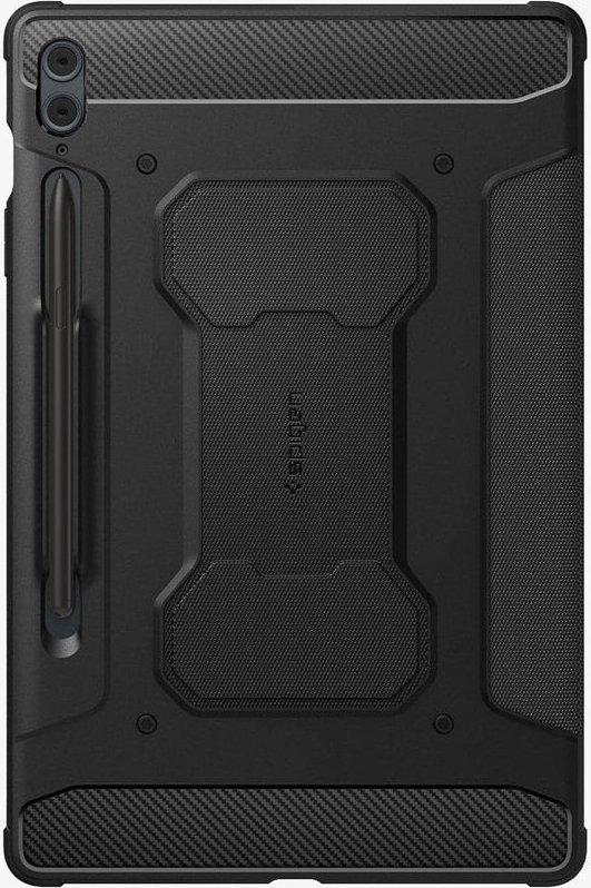 Puzdro na tablet Spigen Rugged Armor Pro, čierne - Samsung Galaxy Tab S9 FE+ 2023