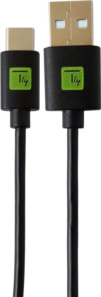 Techly Techly USB2.0 kábel ST Type-A - ST Type-C čierny, 0,1m