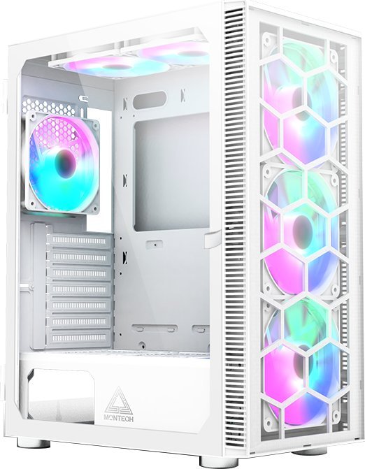Pouzdro Montech X3 TG RGB bílé