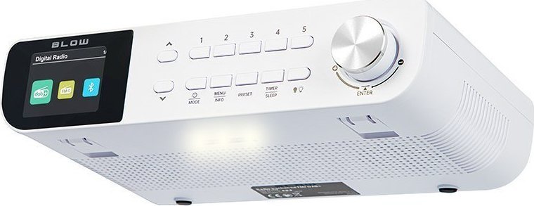 Přenosné kuchyňské rádio FM/DAB+ RK1, bílé