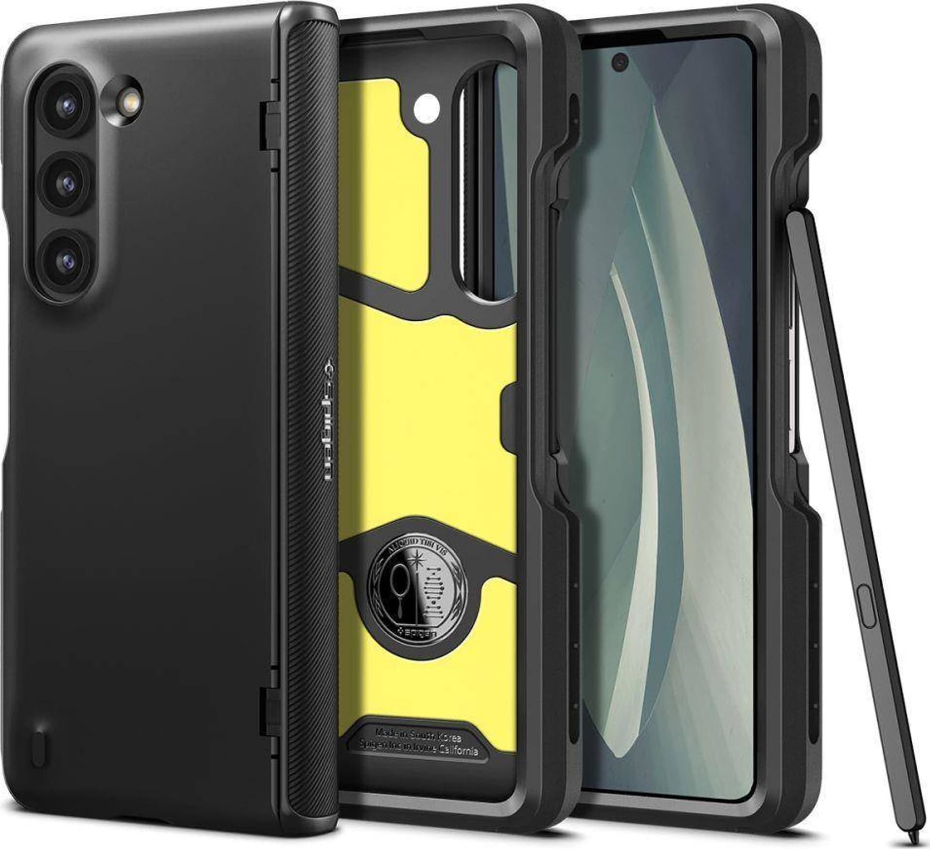 Pouzdro Spigen SAMSUNG GALAXY Z FOLD 5 Spigen Slim Armor Pro Pen černé