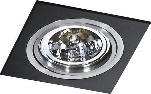 Azzardo Azzardo Siro 1 AZ0769 GM2101BK Stropní svítidlo Oczko, zapuštěné 1X50W AR111 černé + LED žárovka za 1 PLN ZDARMA!