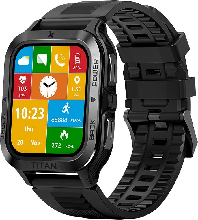 Chytré hodinky Maxcom Smartwatch Fit FW67 Titan Pro Graphite