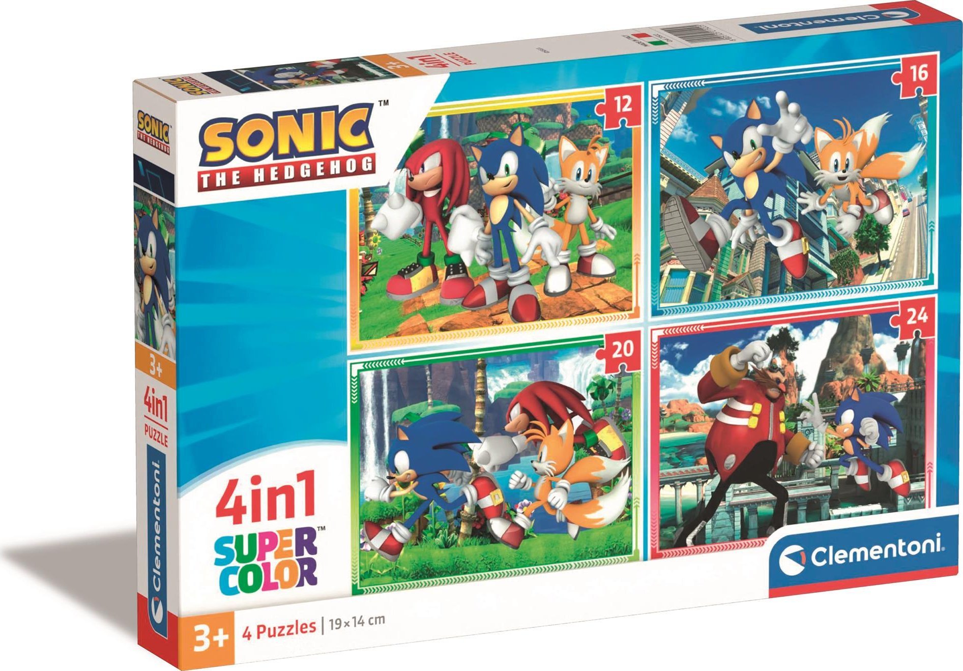 Clementoni Supercolor 4v1 - Sonic, Puzzle