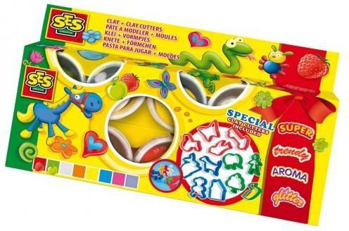 SES Play-Doh - Sada 8 barev + 12 formiček - 192546