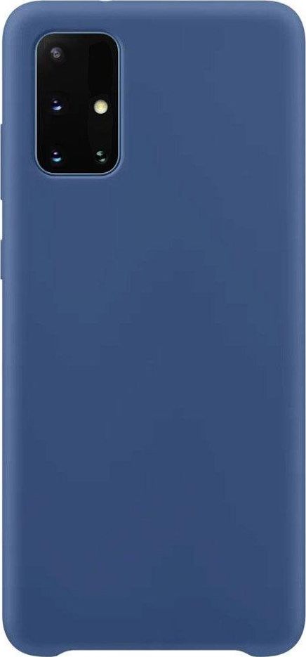 Hurtel Silicone Case pružný silikónový obal pre Samsung Galaxy A72 4G tmavomodrý