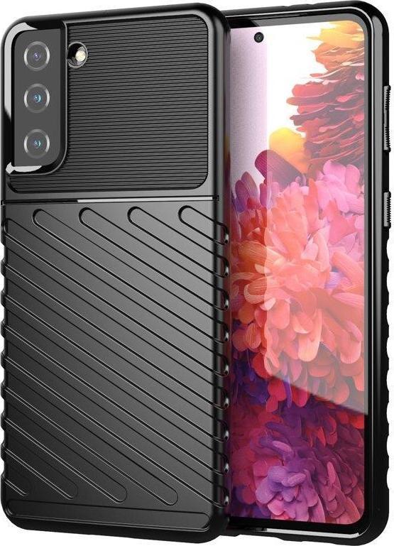 Ohybné pancierové puzdro Hurtel Thunder Case pre Samsung Galaxy S22+ (S22 Plus) čierne