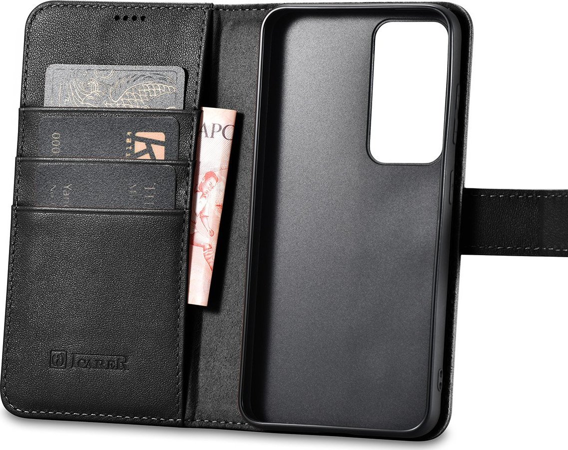 iCarer iCarer peňaženkové púzdro Samsung Galaxy S23+ Plus čierne
