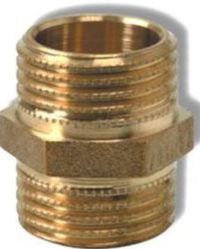 Viega mosadzná vsuvka 3/8" - 102050