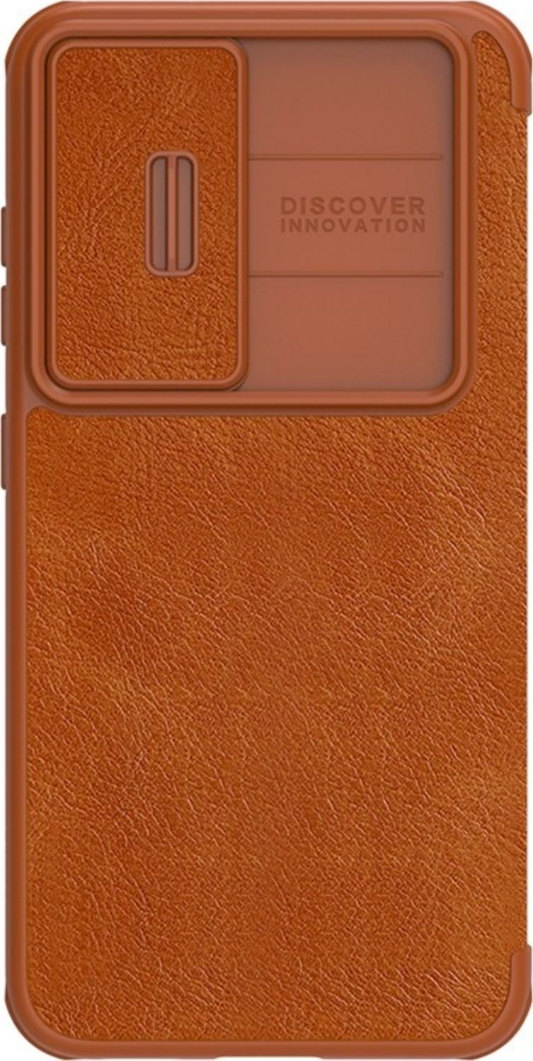 Nillkin Nillkin Qin Leather Pre Case Case pre Samsung Galaxy S23+ Kryt s Flip Camera Protector Brown