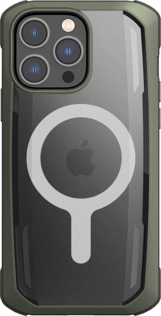 Raptic Secure Case pre iPhone 14 Pro Max s MagSafe, pancierový kryt, zelený