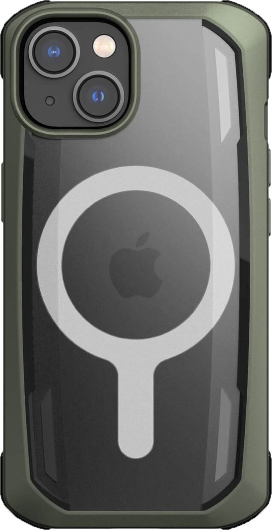 Raptic Secure Case pre iPhone 14 s MagSafe, pancierový kryt, zelený