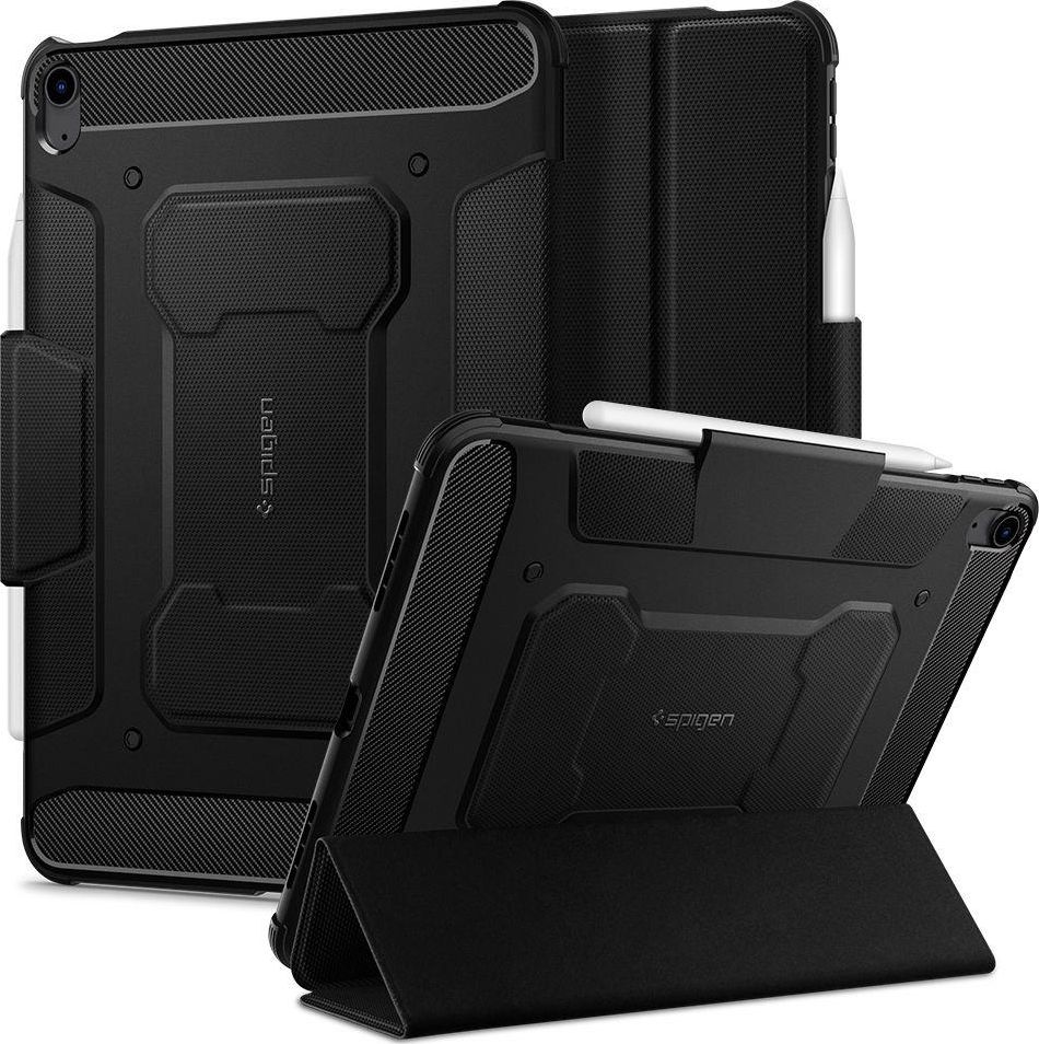 Pouzdro na tablet Spigen  RUGGED ARMOR PRO POUZDRO PRO IPAD AIR 4 2020 ČERNÉ