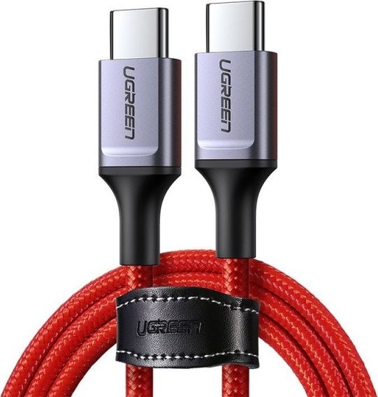 Ugreen USB-C – USB-C USB kábel 1 m červený (60186)